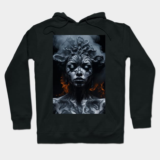 goddess on fire Hoodie by lkn